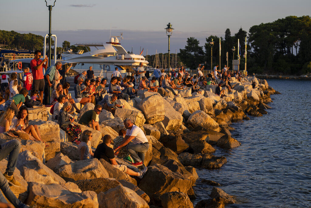 Virus Outbreak Croatia Tourism